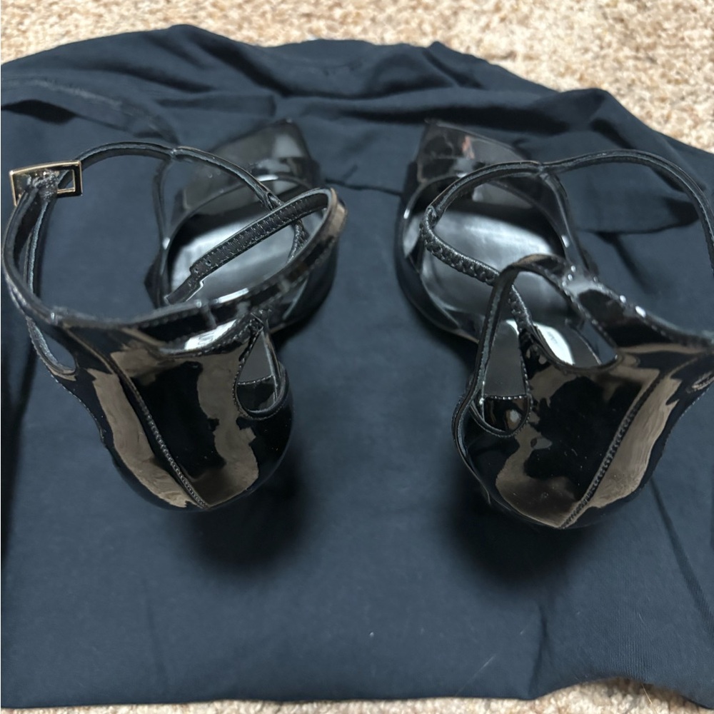 Jimmy Choo Black Patent Leather Heels